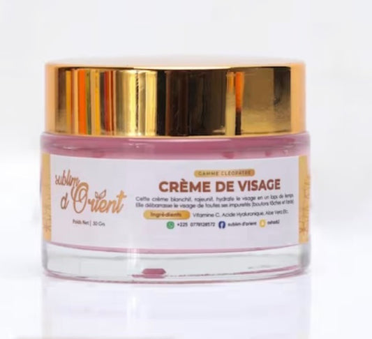 CREME DE VISAGE BLANCHISSANTE CLEOPATRE