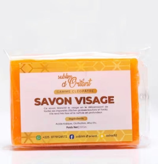 SAVON DE VISAGE BLANCHISSANT - CLEOPATRE