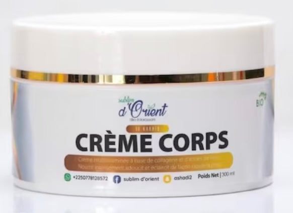 CREME CORPS ECLAIRCISSANTE 18KARATS