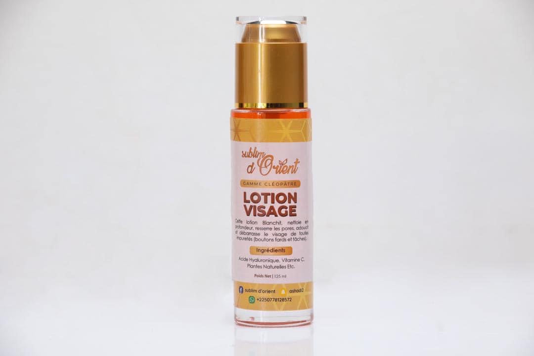 LOTION DE VISAGE BLANCHISSANTE - CLEOPATRE